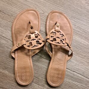 Tory Burch Miller Brown Leather Sandals